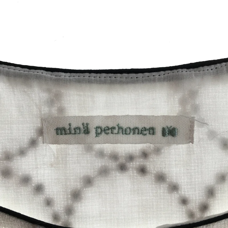 mina perhonen / ミナペルホネン | tambourine リネン ワンピース vs3427 | 38 | レディース