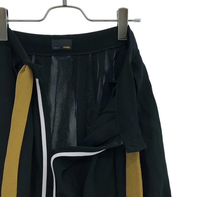 FENDI / フェンディ | レーヨン プリーツスカート | 40 | レディース
