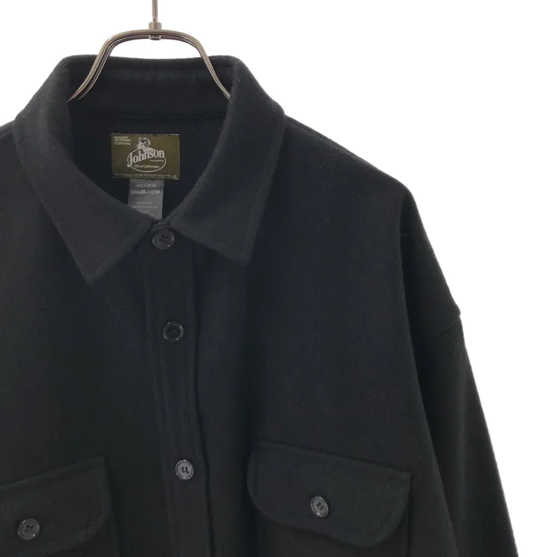 Johnson Woolen Mills / ジョンソンウーレンミルズ | ウール シャツジャケット | M | メンズ