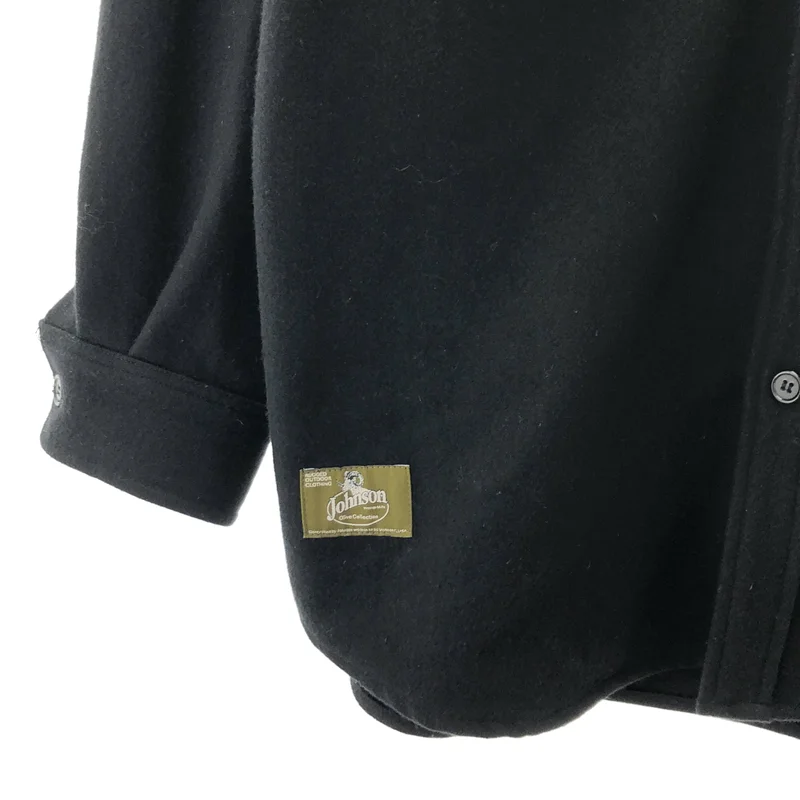 Johnson Woolen Mills / ジョンソンウーレンミルズ | ウール シャツジャケット | M | メンズ