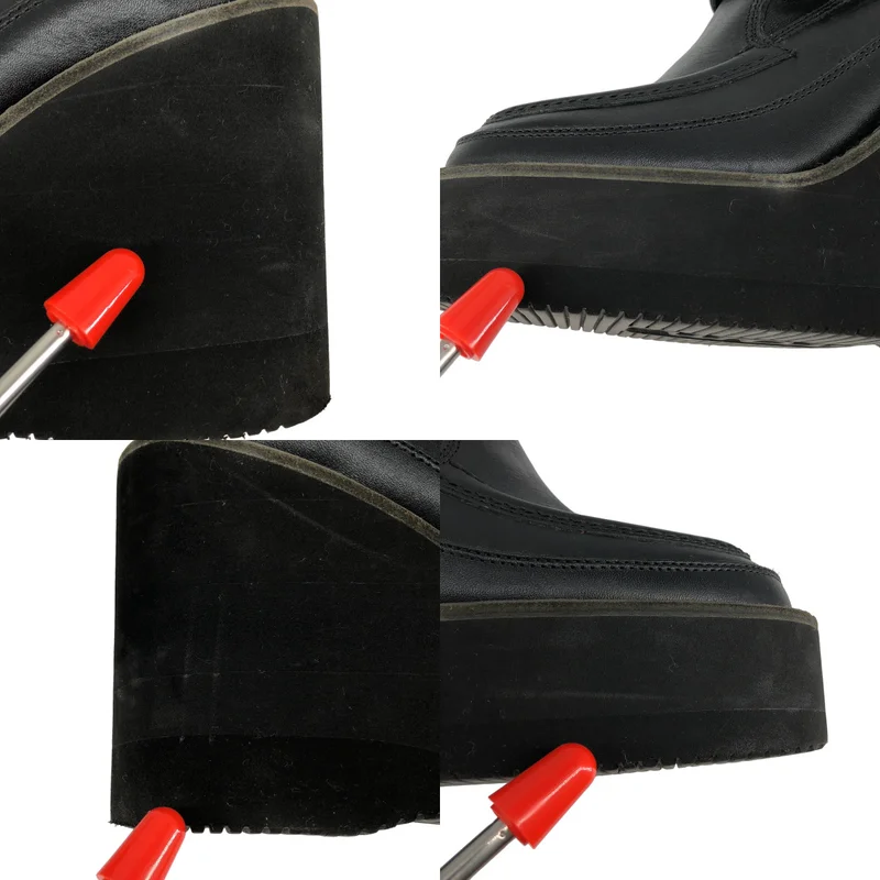 sacai / サカイ | leather buckled boots レザー バックルブーツ | 38 | レディース