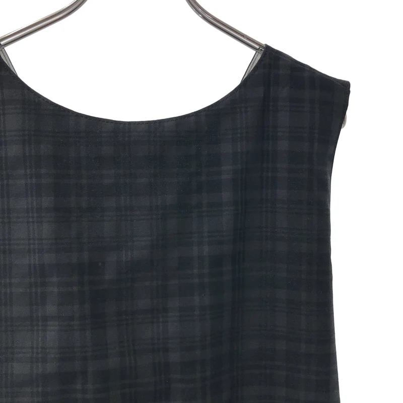 tao COMME des GARCONS / タオコムデギャルソン | チェック ギャザーワンピース | S | レディース