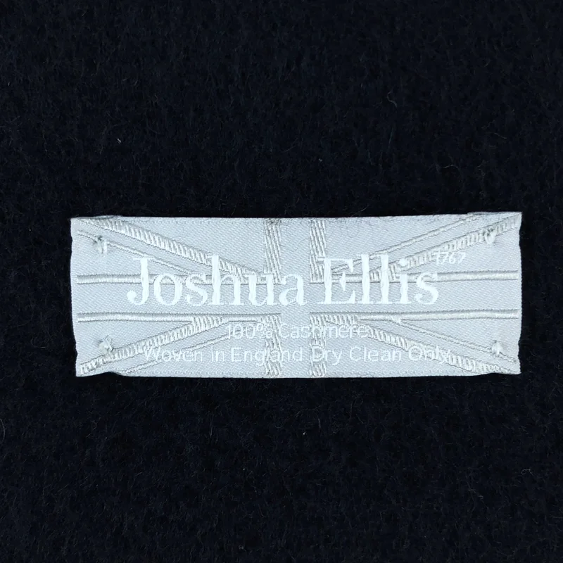 JOSHUA ELLIS / ジョシュアエリス | チェック カシミヤ 大判 フリンジストール |