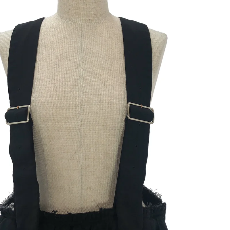 BLACK COMME des GARCONS / ブラックコムデギャルソン | 2018AW | カットオフ プリーツ スカート 1B-A002 | M | レディース