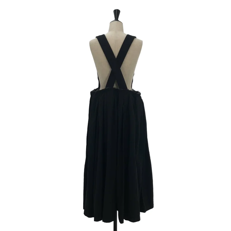 BLACK COMME des GARCONS / ブラックコムデギャルソン | 2018AW | カットオフ プリーツ スカート 1B-A002 | M | レディース