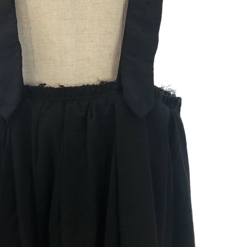 BLACK COMME des GARCONS / ブラックコムデギャルソン | 2018AW | カットオフ プリーツ スカート 1B-A002 | M | レディース