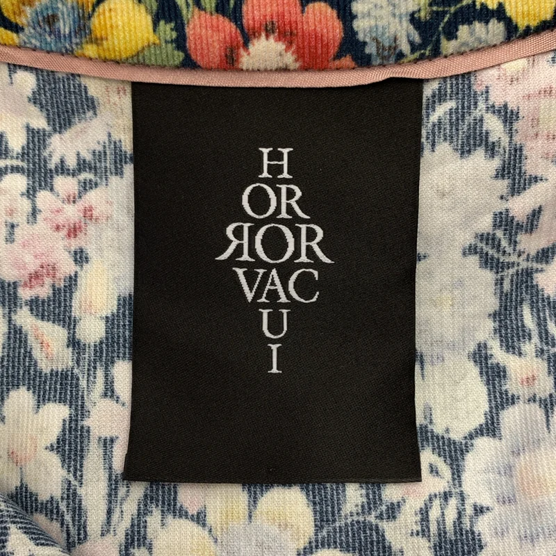 HORROR VACUI / ホラーヴァキュイ | コーデュロイ フラワープリント ワンピース | S | レディース