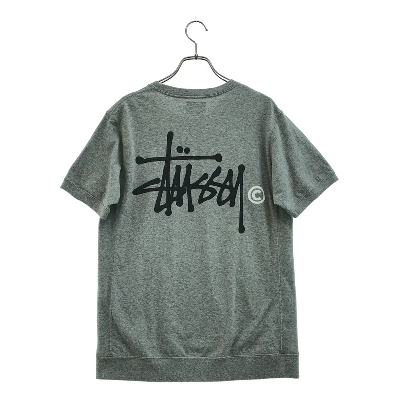 STUSSY / ステューシー | ロゴプリント 半袖スウェット | S | メンズ