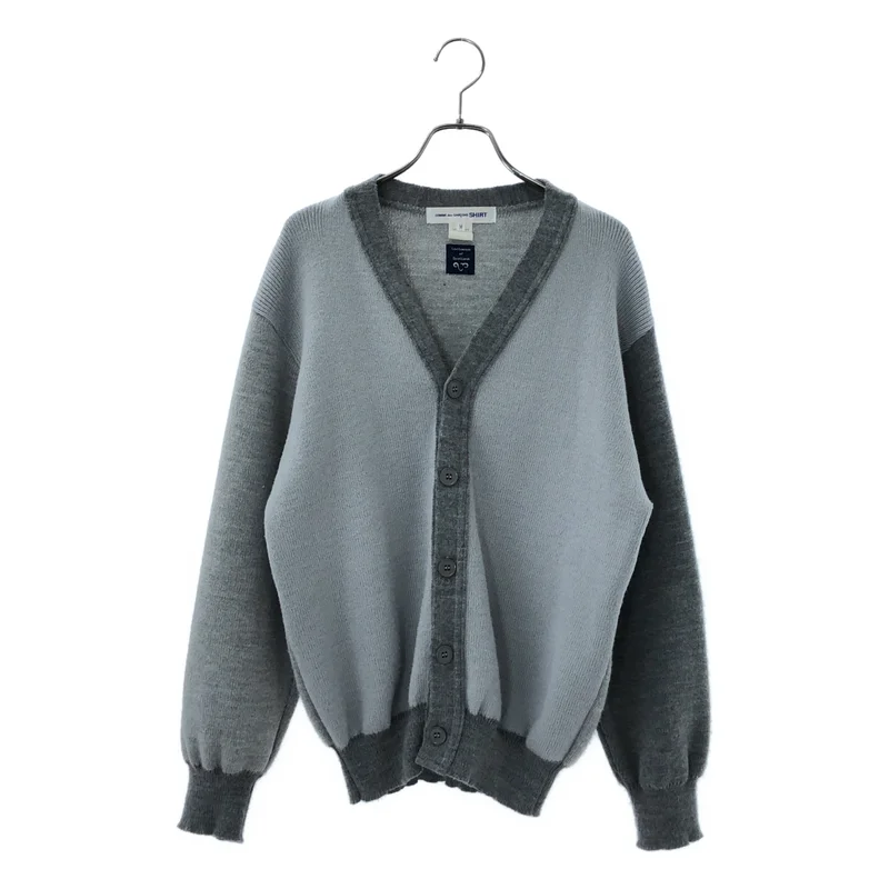 COMME des GARCONS SHIRT / コムデギャルソンシャツ | 2021SS | Lochaven of Scotland / アクリル Vネック カーディガン | M | メンズ