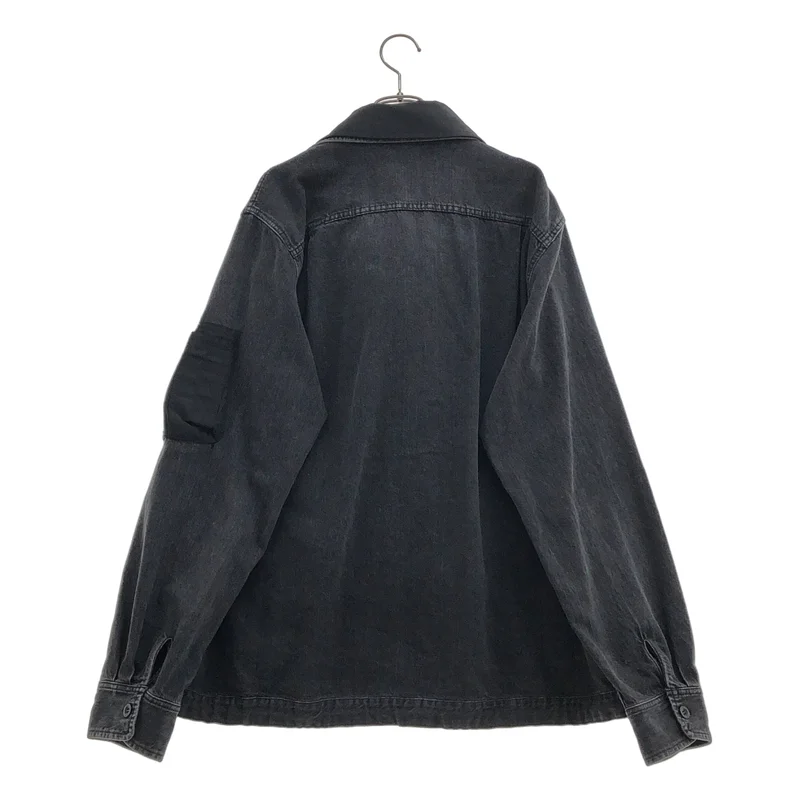 sacai / サカイ | 2026SS | Denim x Nylon Twill Blouson / デニム×ナイロンツイル コンビネーションジャケット | 3 | メンズ