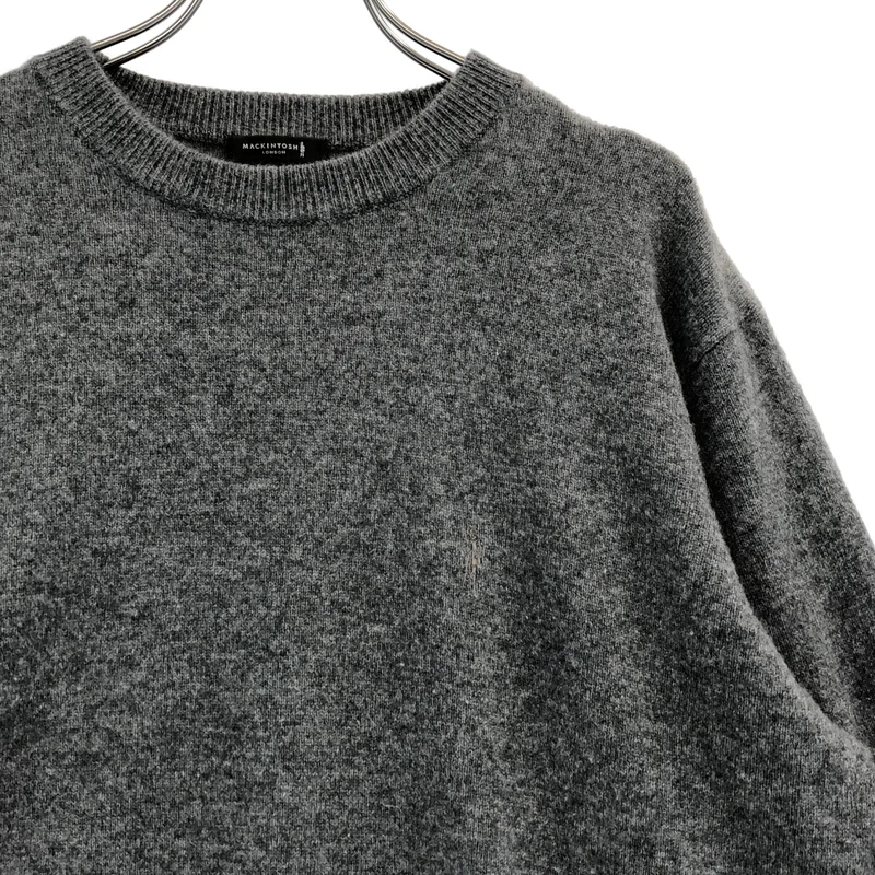 MACKINTOSH LONDON / マッキントッシュロンドン | カシミヤ クルーネックニット | LL | レディース