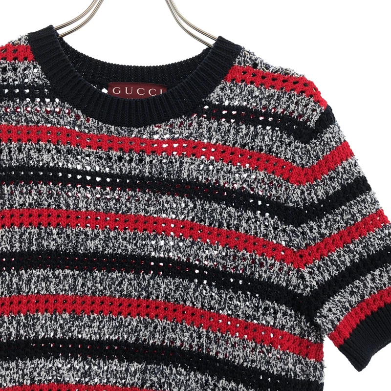 GUCCI / グッチ | 2025SS | ボーダー ニットワンピース | S | レディース