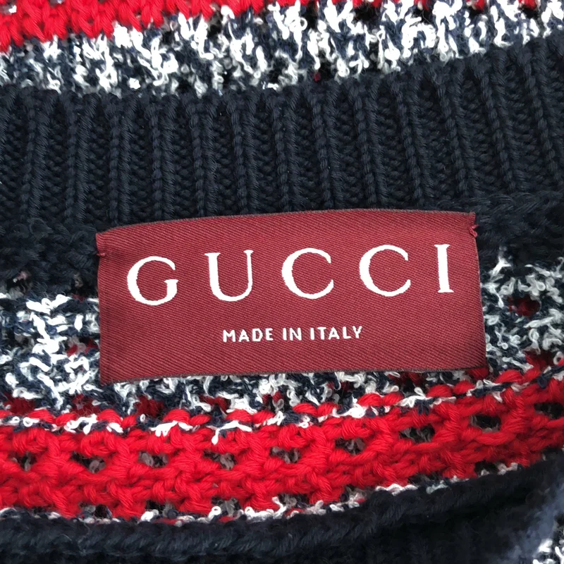GUCCI / グッチ | 2025SS | ボーダー ニットワンピース | S | レディース