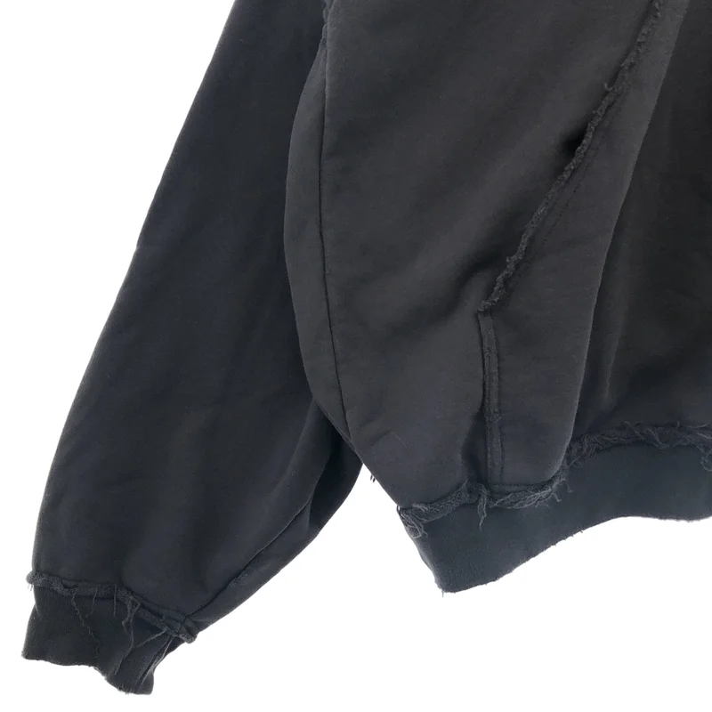 BALENCIAGA / バレンシアガ | 2024AW | Ciao Bello Pulled Hoodie ダメージ加工 ジップアップパーカー | XS | メンズ