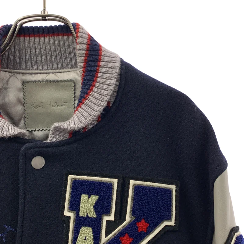 karl helmut / カールヘルム | ロゴ ワッペン スタジャン ジャケット | L | メンズ