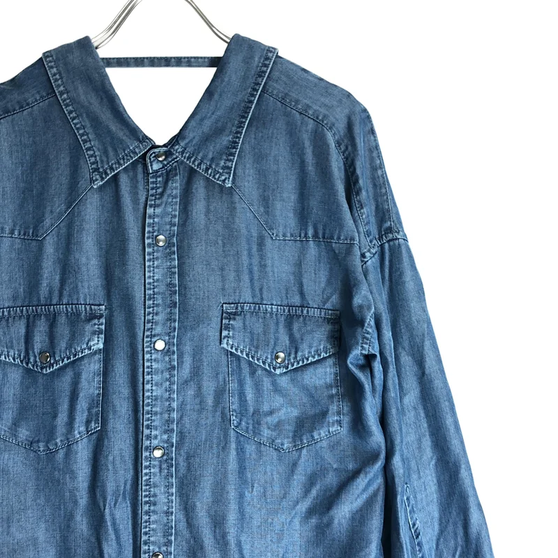 MIHARA YASUHIRO / ミハラヤスヒロ | DENIM / 変形 シャツ ワンピース | 36 | レディース