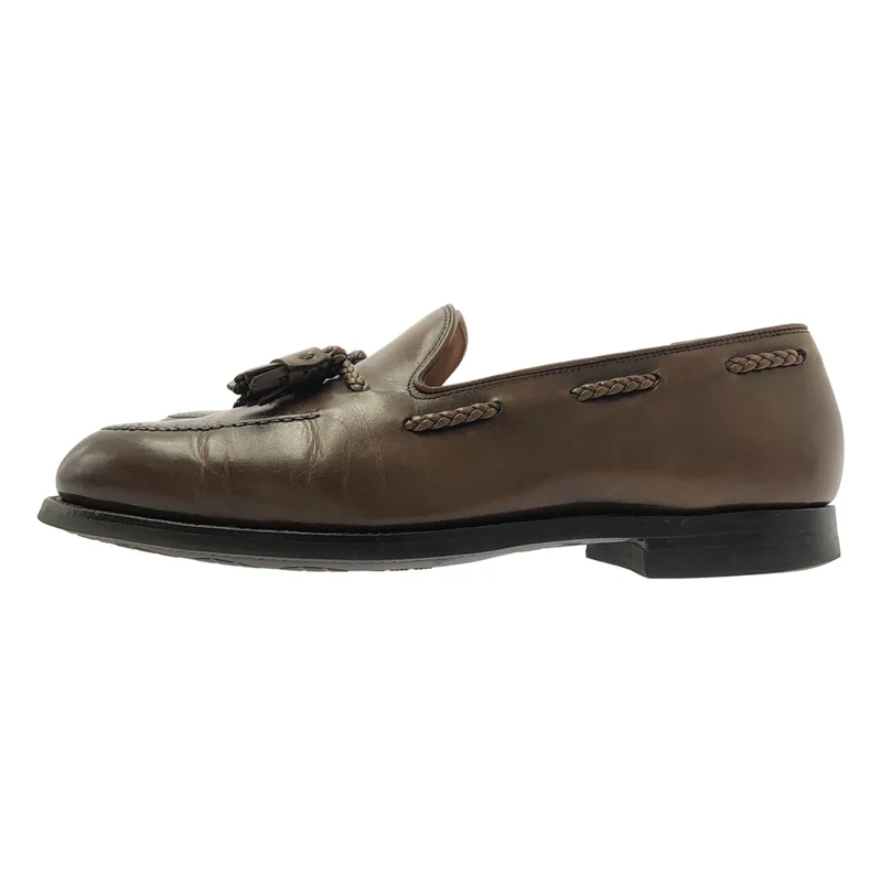 CROCKETT&JONES / クロケット&ジョーンズ | × BARNEYS NEWYORK / LANGHAM 3 / レザー タッセル ローファー 革靴 | 7 | メンズ