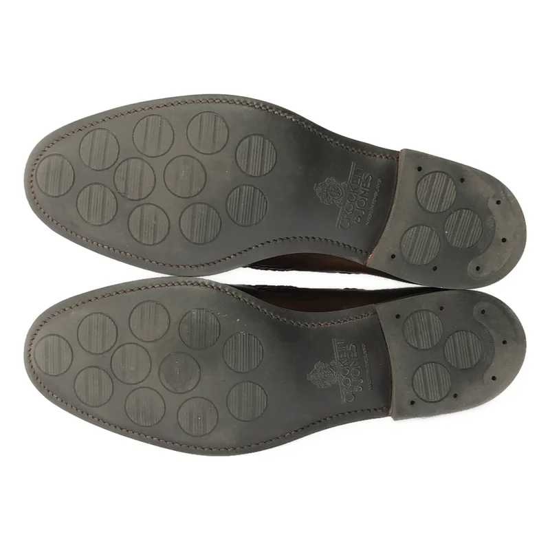 CROCKETT&JONES / クロケット&ジョーンズ | × BARNEYS NEWYORK / LANGHAM 3 / レザー タッセル ローファー 革靴 | 7 | メンズ
