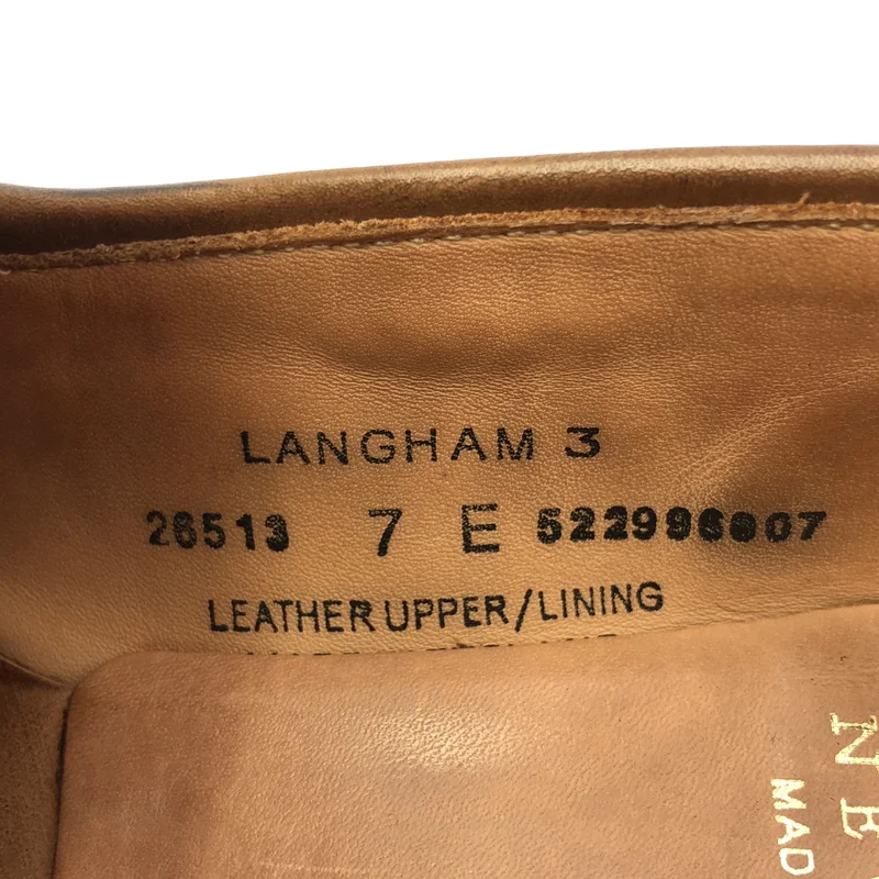 CROCKETT&JONES / クロケット&ジョーンズ | × BARNEYS NEWYORK / LANGHAM 3 / レザー タッセル ローファー 革靴 | 7 | メンズ