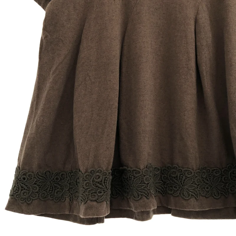 tricot COMME des GARCONS / トリココムデギャルソン | 2015SS | 製品洗い加工 レースドッキング カットソー | S | レディース