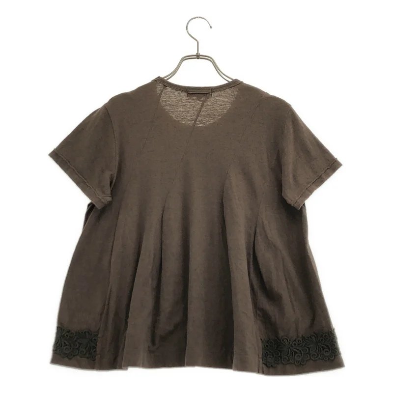tricot COMME des GARCONS / トリココムデギャルソン | 2015SS | 製品洗い加工 レースドッキング カットソー | S | レディース
