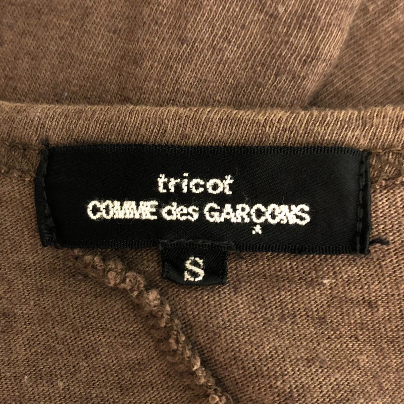 tricot COMME des GARCONS / トリココムデギャルソン | 2015SS | 製品洗い加工 レースドッキング カットソー | S | レディース