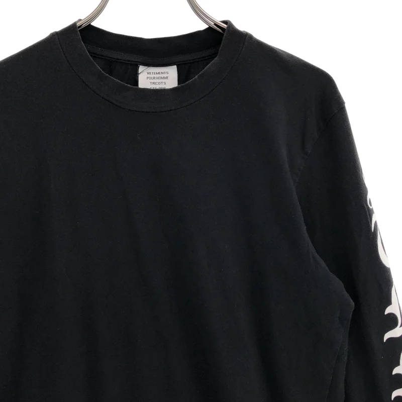 VETEMENTS / ヴェトモン | Gothic Font Longsleeve Tee Tシャツ ETE2016 | M | メンズ