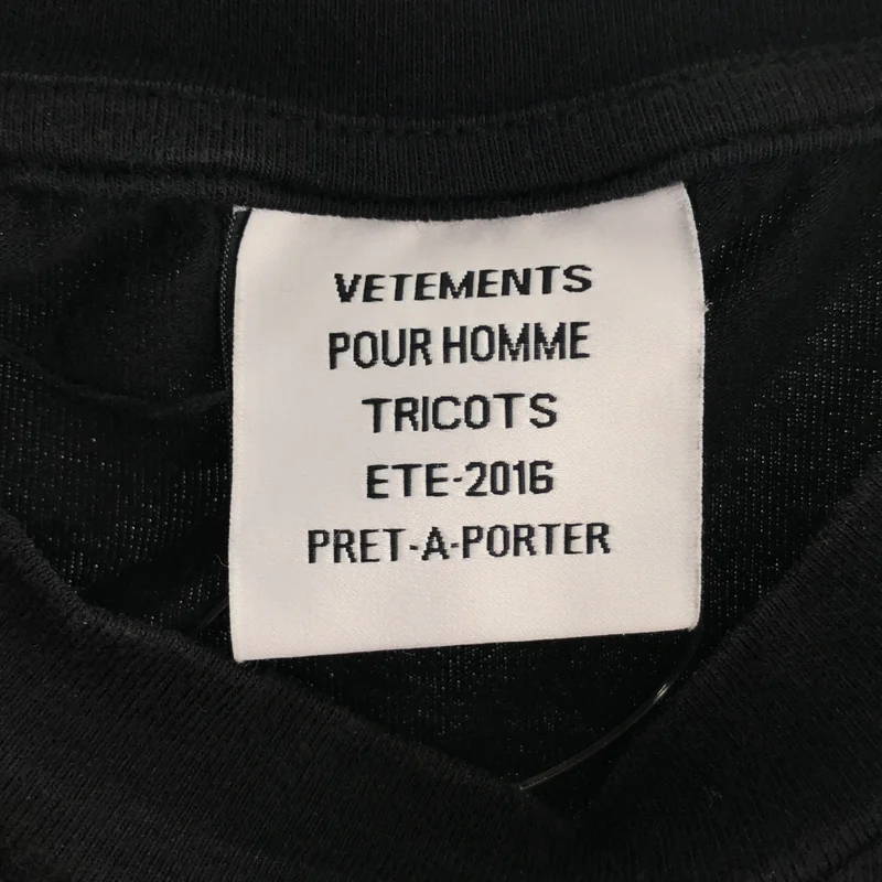 VETEMENTS / ヴェトモン | Gothic Font Longsleeve Tee Tシャツ ETE2016 | M | メンズ