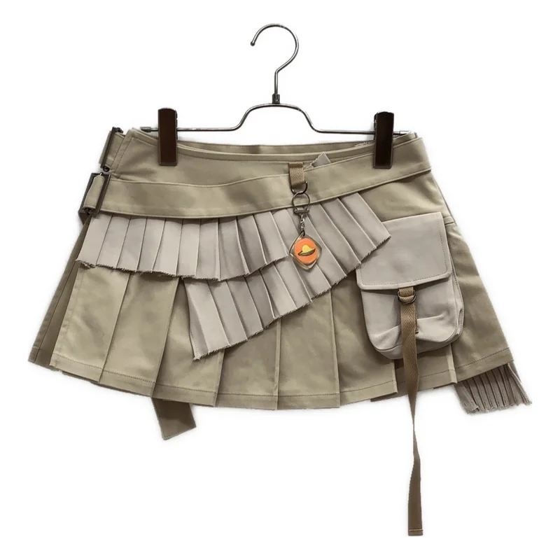 rurumu: / 縷縷夢兎るるむう | pleats rolled mini skirt スカート | F | レディース