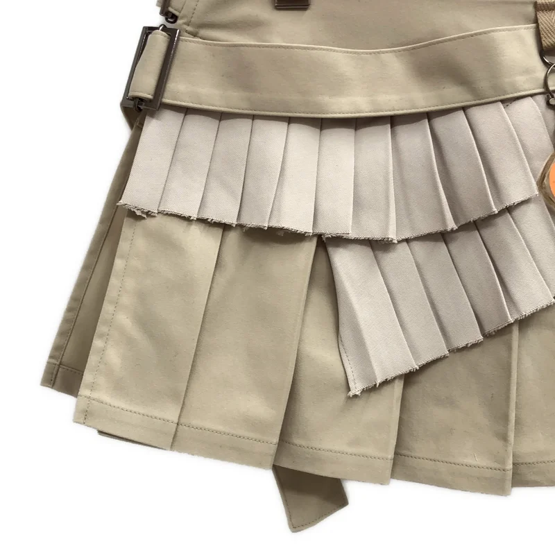 rurumu: / Lulumu Dream Rabbit | pleats rolled mini skirt | F