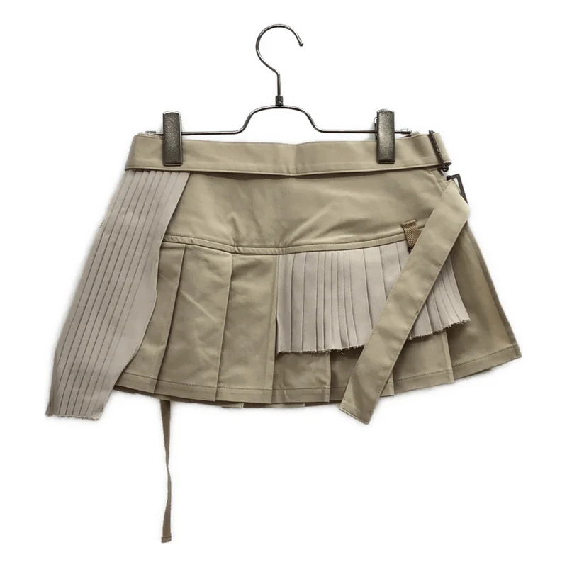 rurumu: / 縷縷夢兎るるむう | pleats rolled mini skirt スカート | F | レディース
