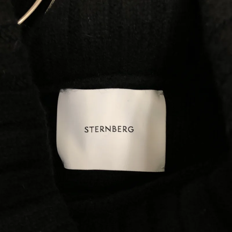 STERNBERG / スタンバーグ | ウール ダメージ加工 ハイネックニット | F | メンズ