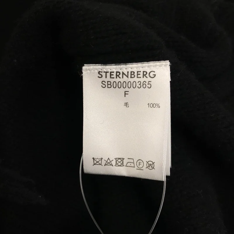 STERNBERG / スタンバーグ | ウール ダメージ加工 ハイネックニット | F | メンズ