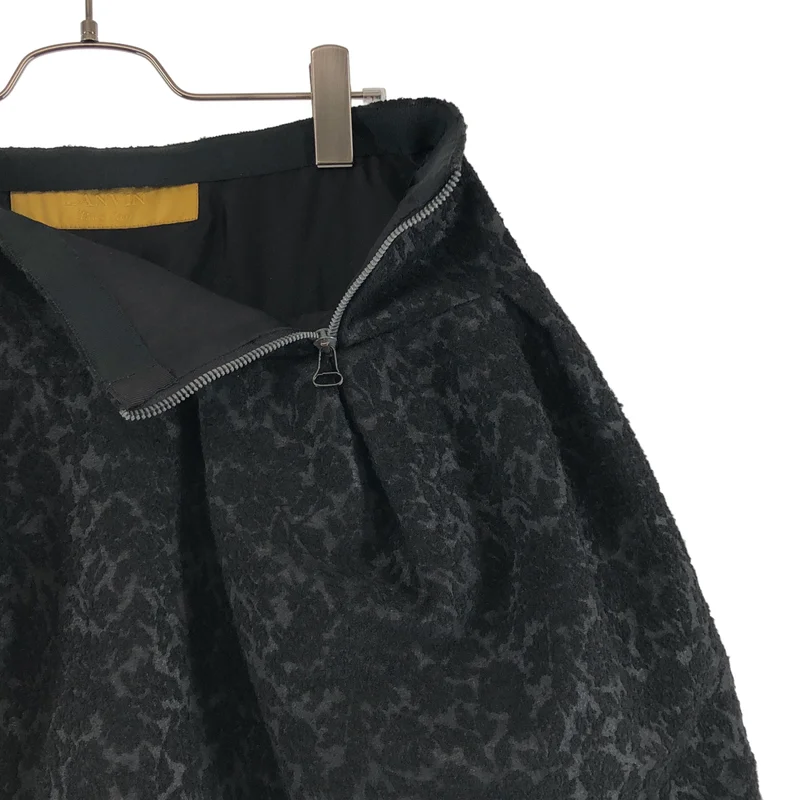LANVIN / ランバン | ジャガード ジップ タックスカート | 34 | レディース