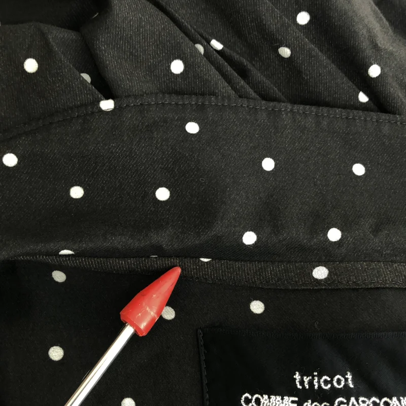 tricot COMME des GARCONS / トリココムデギャルソン | 2017SS | 製品洗い加工 ドット ワンピース TS-O023 | M | レディース