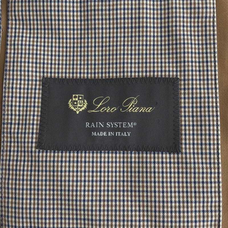 Loro Piana / ロロピアーナ | コットン シルク混 チェック ステンカラーコート | S | レディース