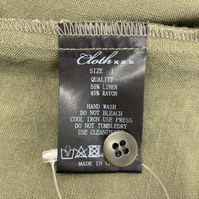 Cloth & Cross / クロス&クロス | リネン レーヨン サロペット オールインワン | 1 | レディース