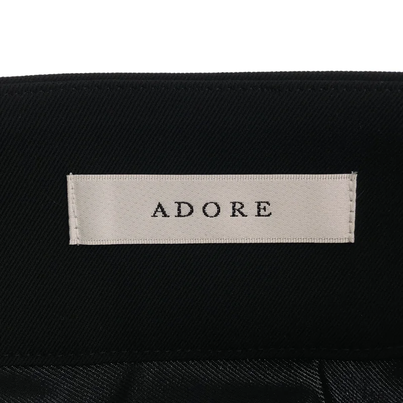 ADORE / アドーア | サイドベルト ランダムプリーツスカート | 36 | レディース