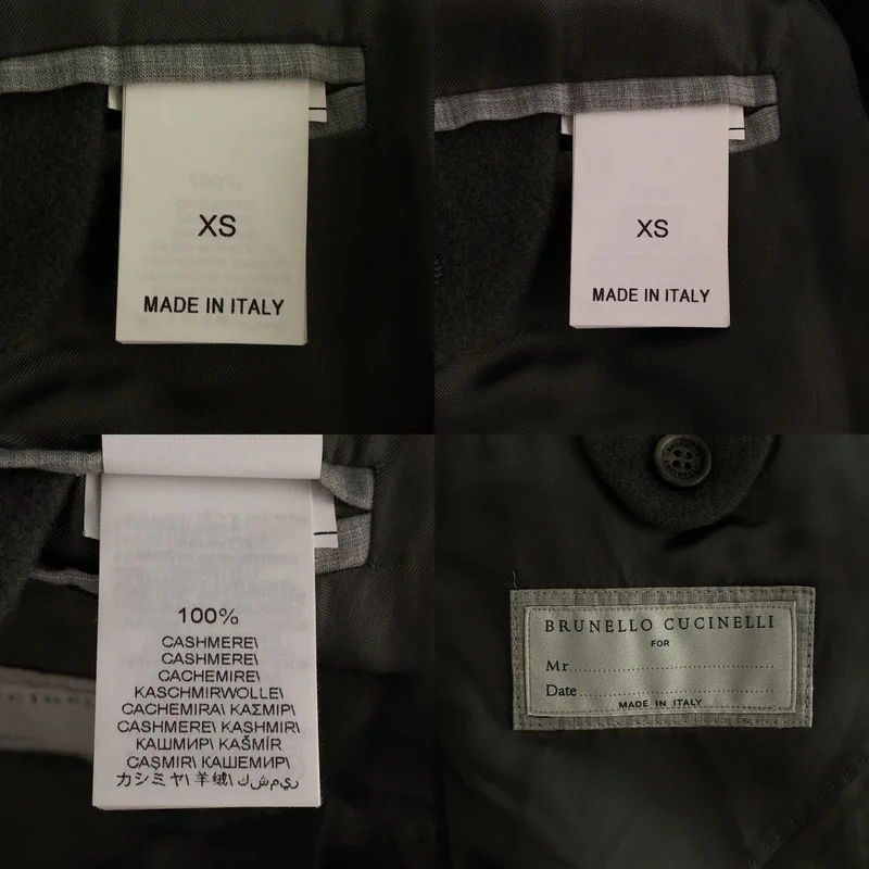 BRUNELLO CUCINELLI / ブルネロクチネリ | カシミヤ ダブルジャケット | XS | メンズ