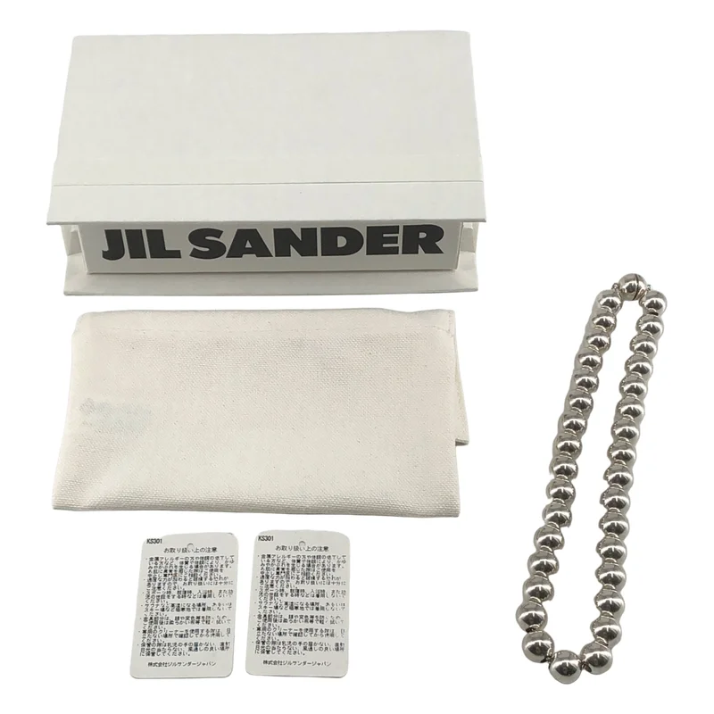 JIL SANDER / ジルサンダー | メタル スフィアネックレス |
