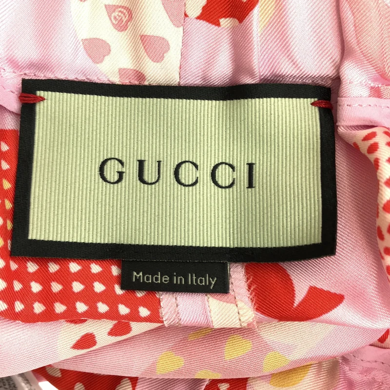 GUCCI / グッチ | 2021Pre | シルク アップル 総柄 イージーショートパンツ | 38 | レディース
