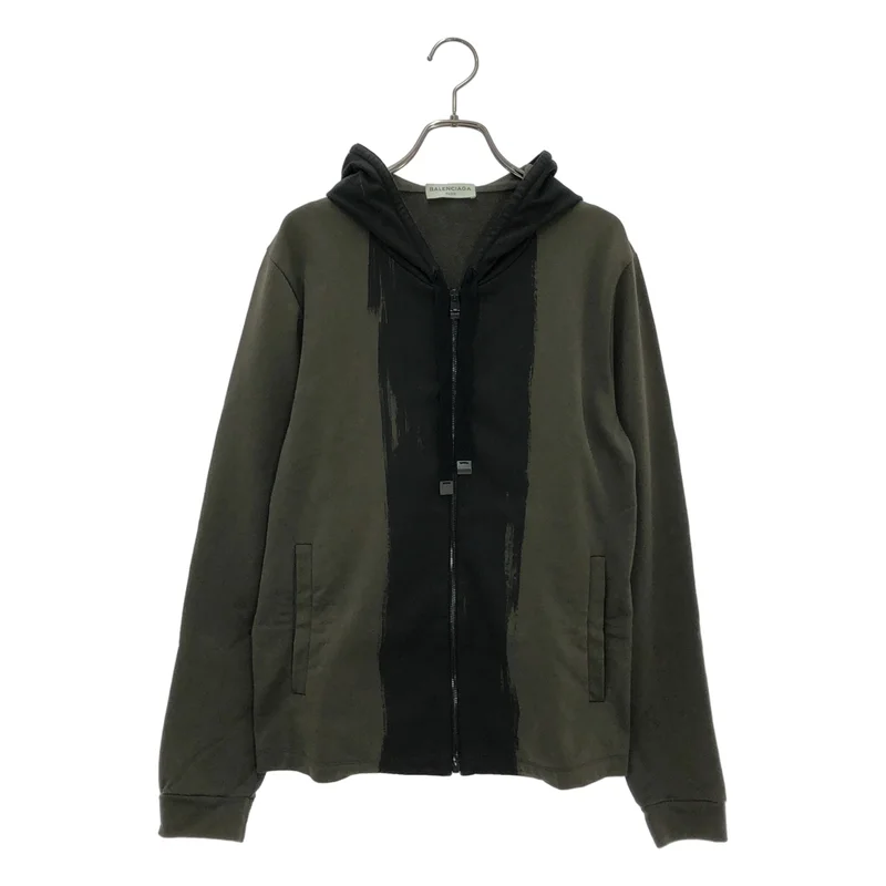BALENCIAGA / バレンシアガ | 2015年製 | バイカラー ジップアップパーカー | XS | メンズ