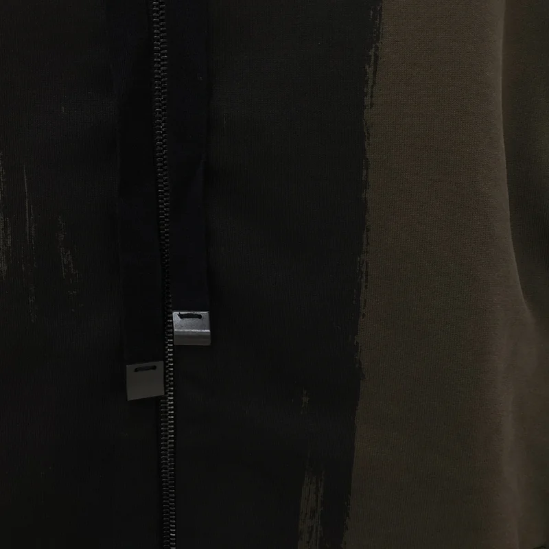 BALENCIAGA / バレンシアガ | 2015年製 | バイカラー ジップアップパーカー | XS | メンズ