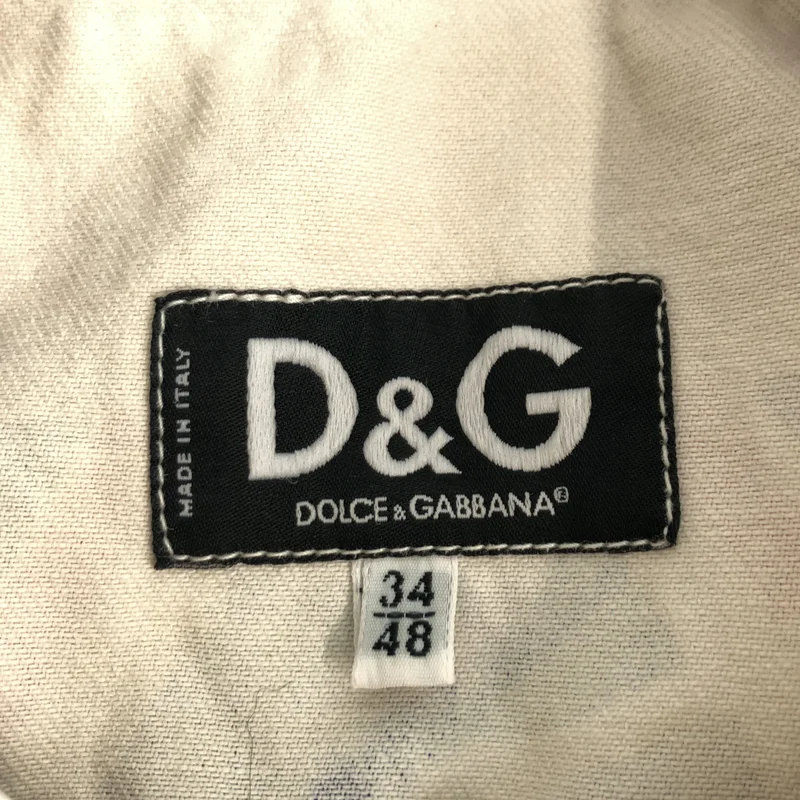 D&G DOLCE&GABBANA / ディーアンドジー | ユニオンジャック デニムジャケット | 48 | メンズ