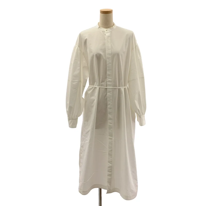 HYKE / ハイク | 2024SS | T/C BALLOON SLEEVE DRESS / コットン混 バルーンスリーブ ドレス | 2 | レディース