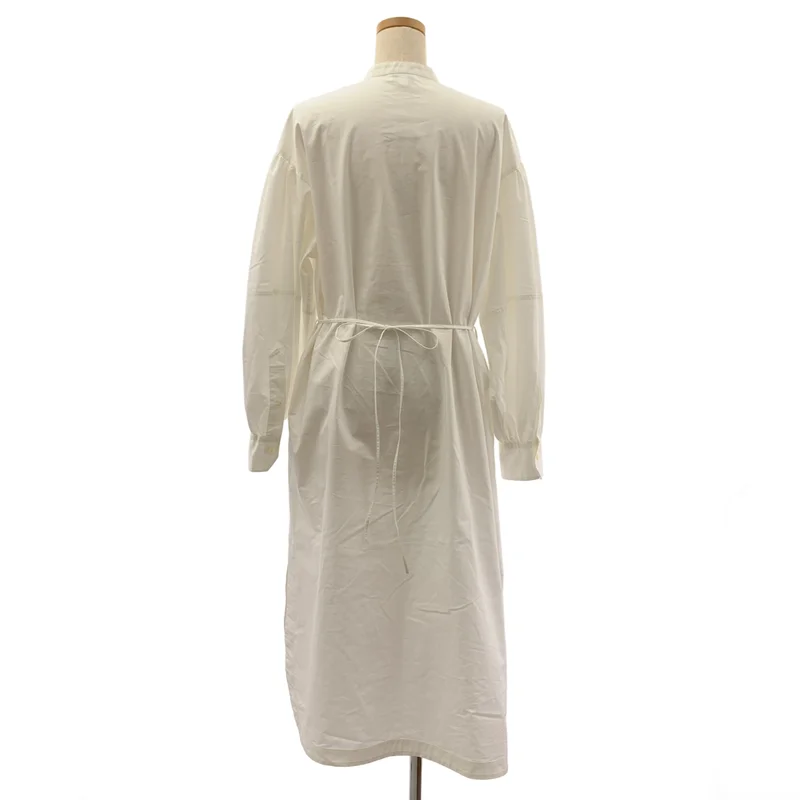 HYKE / ハイク | 2024SS | T/C BALLOON SLEEVE DRESS / コットン混 バルーンスリーブ ドレス | 2 | レディース