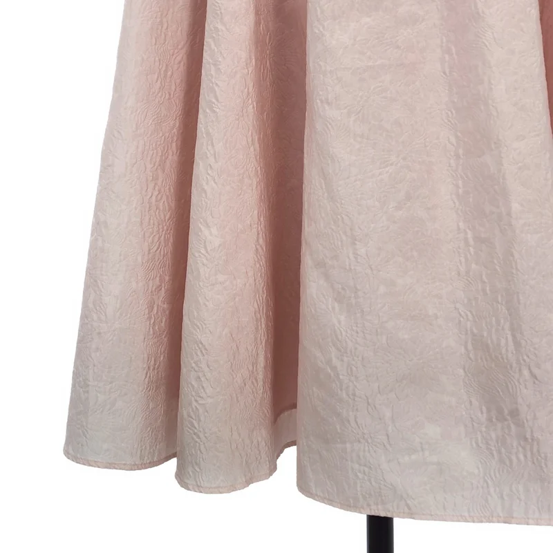 BORDERS at BALCONY / ボーダーズアットバルコニー | JACQUARD SHIRRING DRESS ワンピース BD2211-3E-35 | 36 | レディース