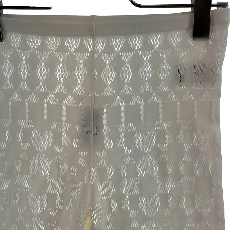 PLEATS PLEASE ISSEY MIYAKE / プリーツプリーズイッセイミヤケ | ダイヤパターン メッシュ レギンスパンツ | 3 | レディース