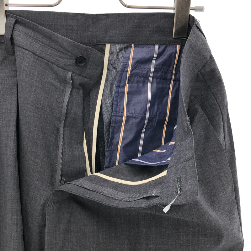 KHONOROGICA / コノロジカ | Tropical T/W Tuck Pants / トロピカルウール タック スラックス | 4 | メンズ
