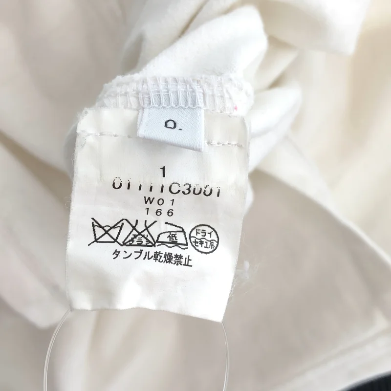 THOM BROWNE / トムブラウン | ヘンリーネック ラグランスリーブTシャツ | 0 | レディース